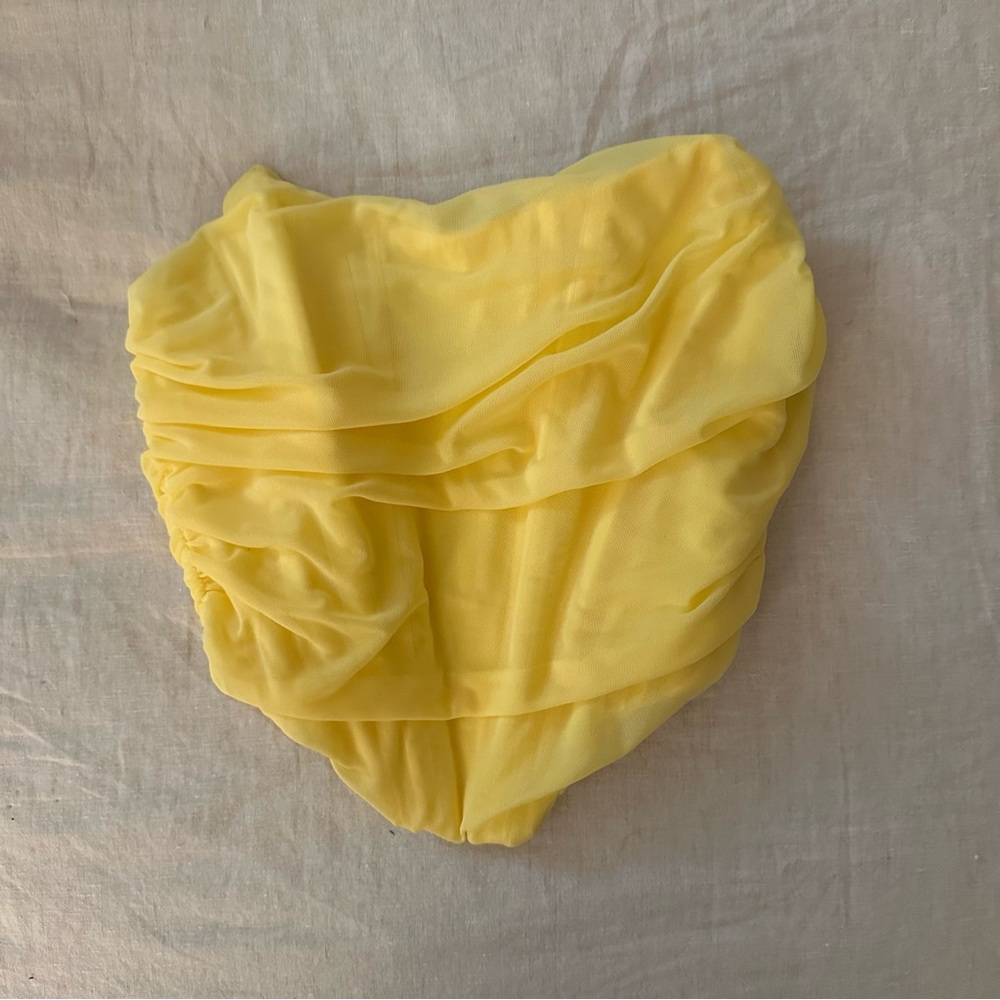 Yellow Corset Top